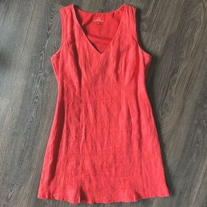 Oscar de la Renta V Neck sleeveless dress